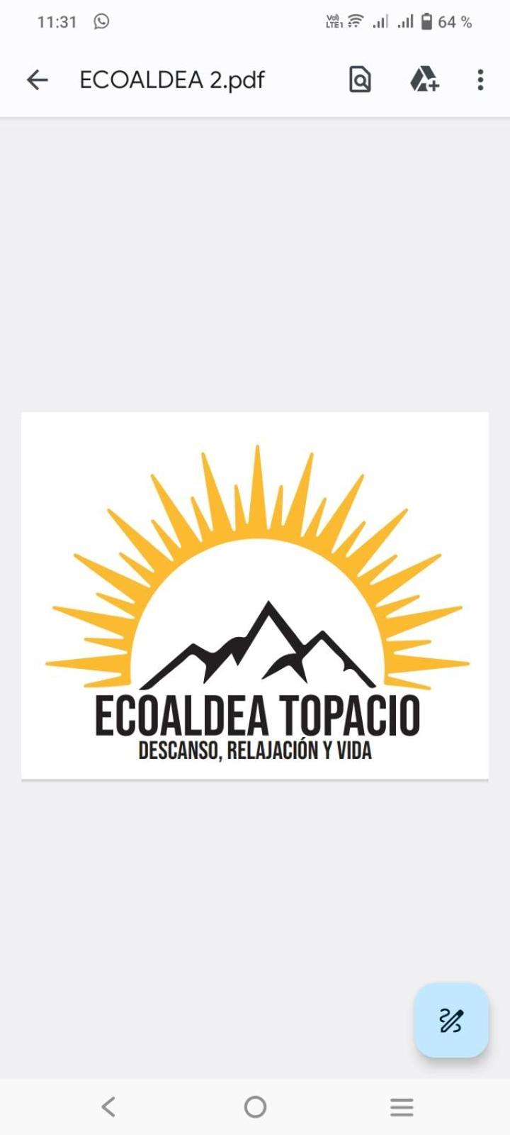 Eco Aldea Topacio سازايما المظهر الخارجي الصورة